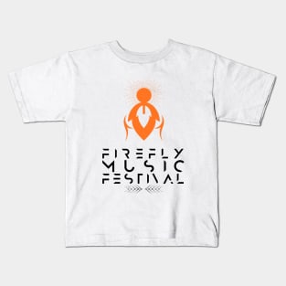 Firefly music festival, firefly logo basic Kids T-Shirt